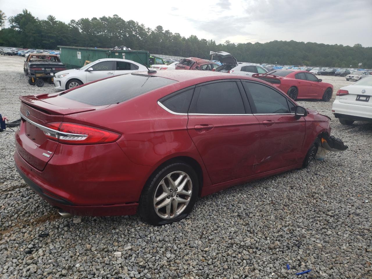 Obraz 3 z 2018 FORD FUSION SE 2018 z VIN 3FA6P0HDXJR157636