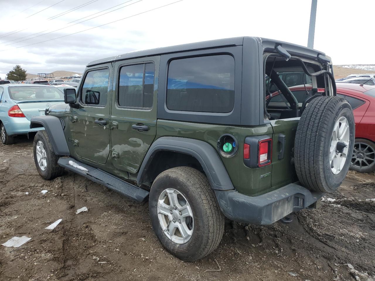 Image 2 of 2022 JEEP WRANGLER UNLIMITED SPORT 2022 with VIN 1C4HJXDM7NW246988