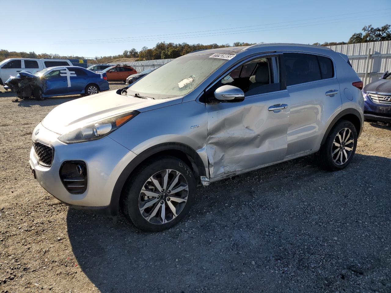 Image 1 of 2017 KIA SPORTAGE EX 2017 with VIN KNDPNCAC1H7264194