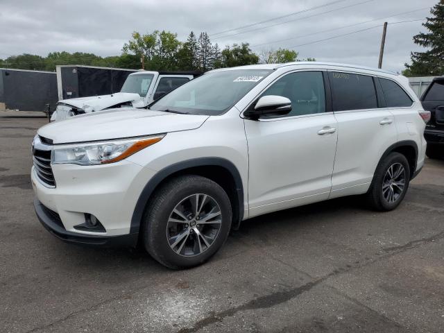 Image 1 of 2016 TOYOTA HIGHLANDER XLE 2016 with VIN 5TDJKRFH2GS287199