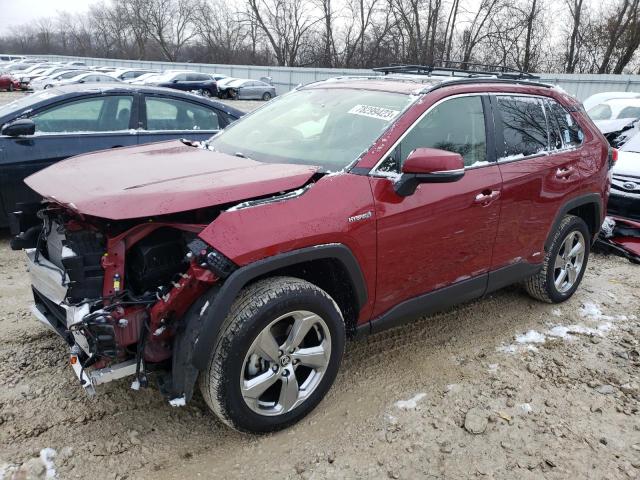 Image 1 of 2021 TOYOTA RAV4 XLE PREMIUM 2021 with VIN JTMB6RFV6MD013364
