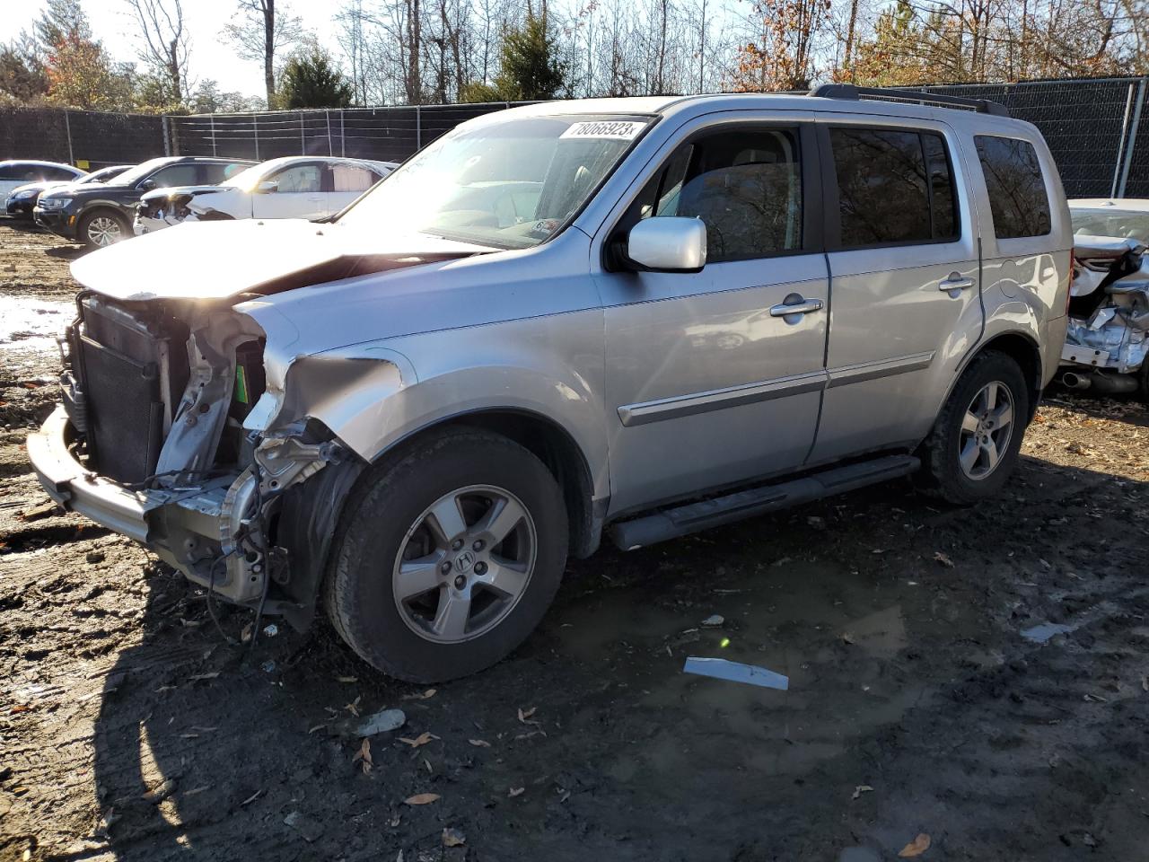 Image 1 of 2011 HONDA PILOT EXLN 2011 with VIN 5FNYF4H71BB005304