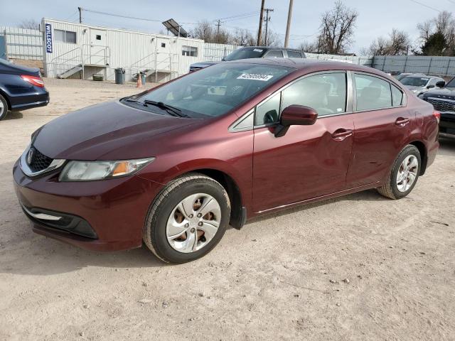 Obraz 1 z 2014 HONDA CIVIC LX 2014 z VIN 19XFB2F59EE204460