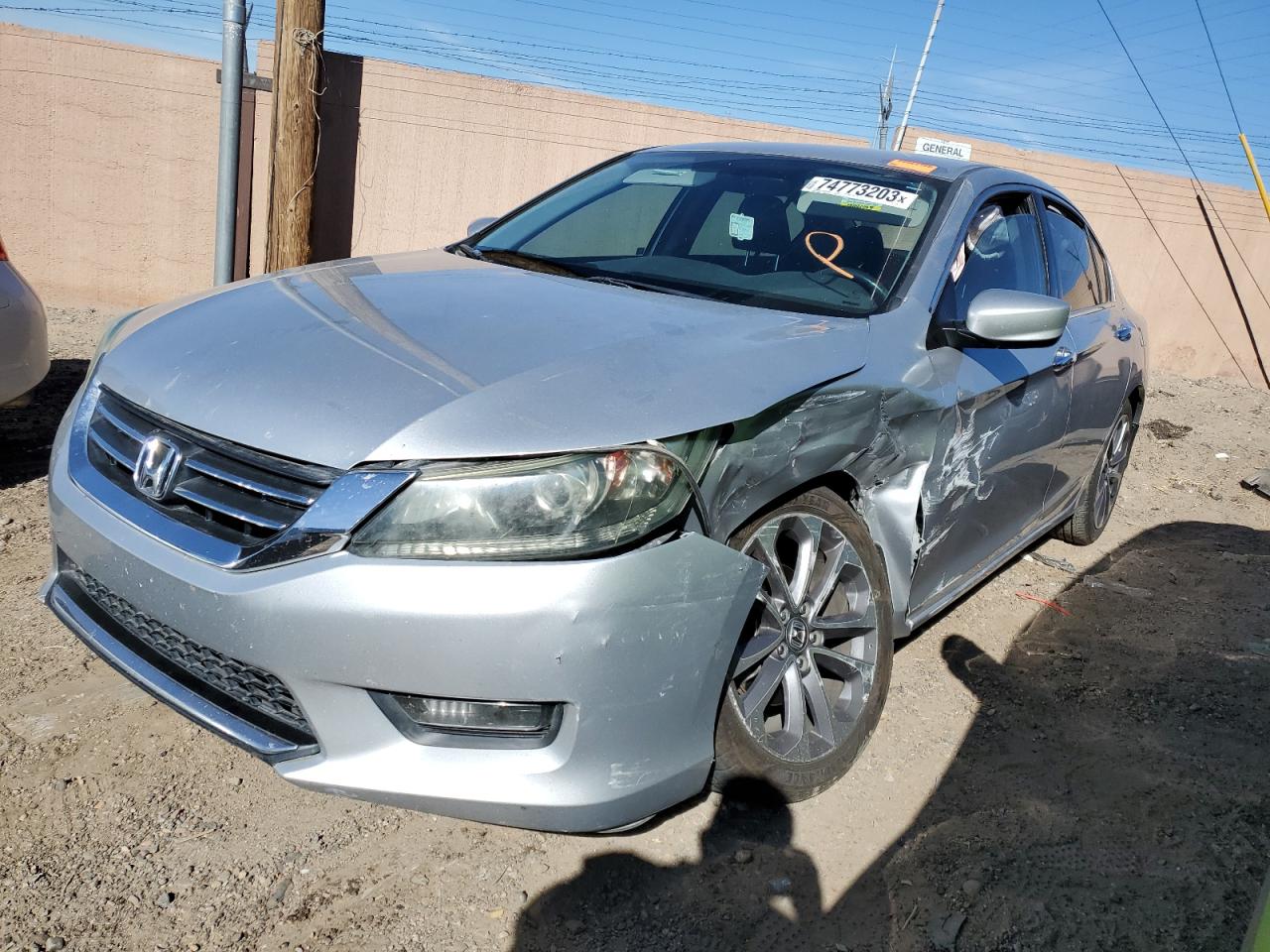 Image 1 of 2015 HONDA ACCORD SPORT 2015 with VIN 1HGCR2F53FA011984