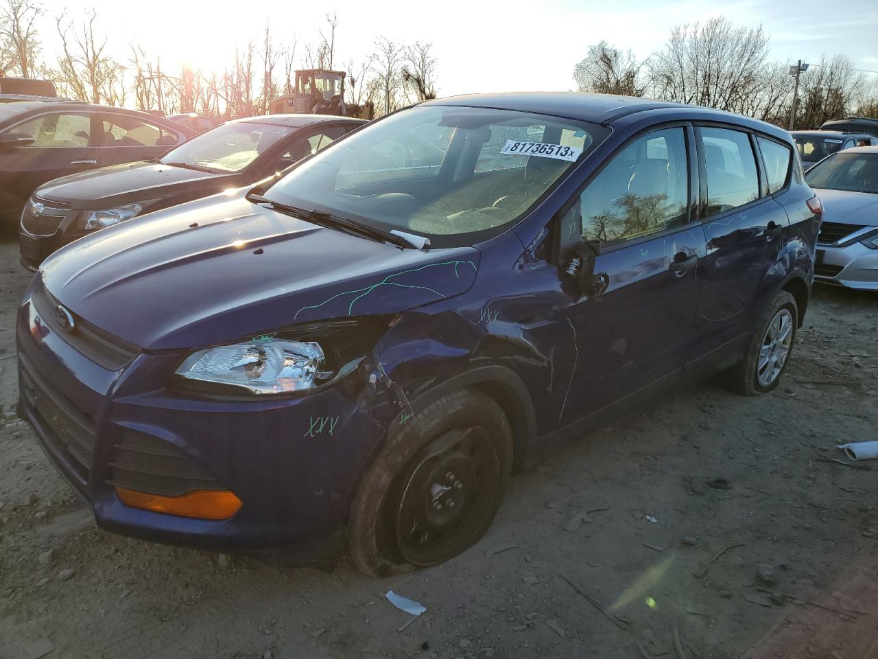 Image 1 of 2016 FORD ESCAPE S 2016 with VIN 1FMCU0F74GUB44302