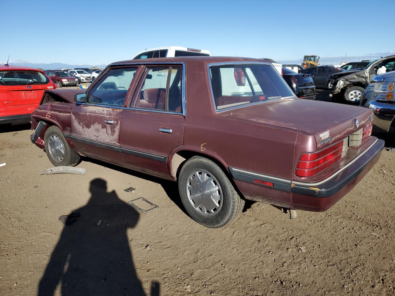 Image 2 of 1989 DODGE ARIES LE 1989 with VIN 3B3BK46D4KT981882