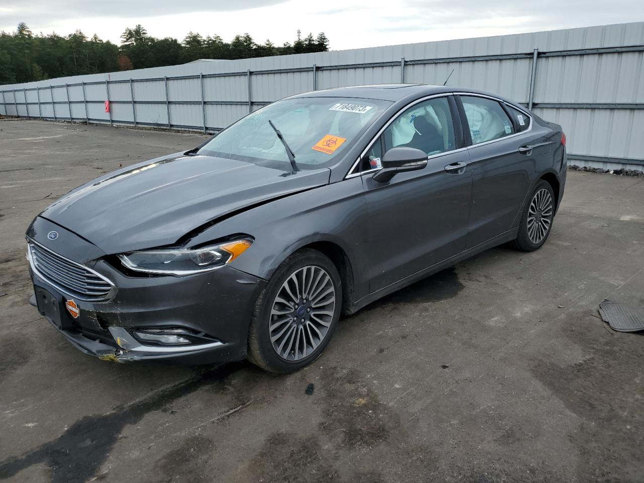 Obraz 1 z 2017 FORD FUSION SE 2017 z VIN 3FA6P0T94HR345663