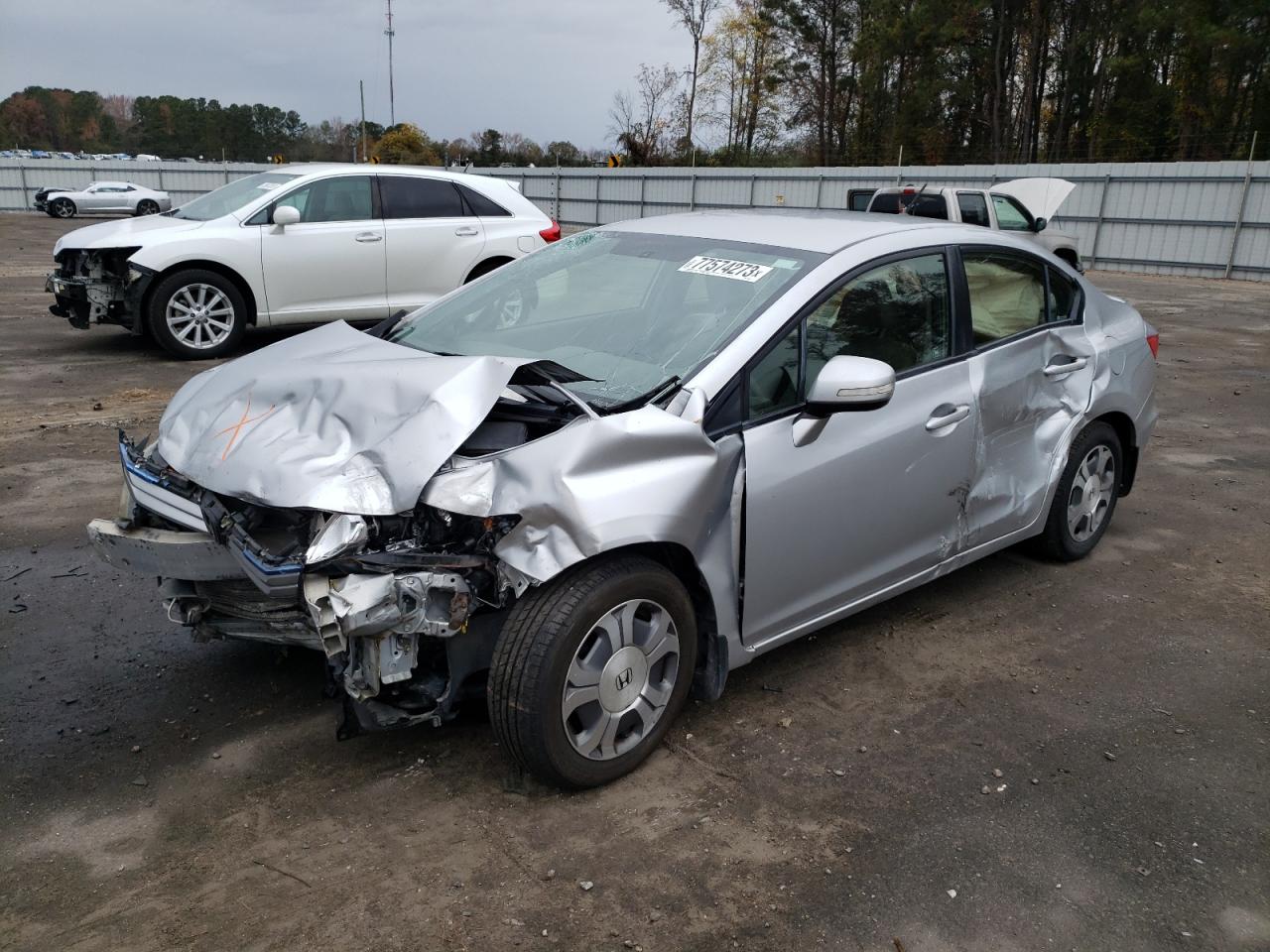Изображение 1 2012 HONDA CIVIC HYBRID L 2012 с VIN JHMFB4F31CS008063