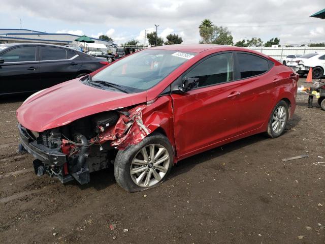 Image 1 of 2014 HYUNDAI ELANTRA SE 2014 with VIN KMHDH4AE4EU144450