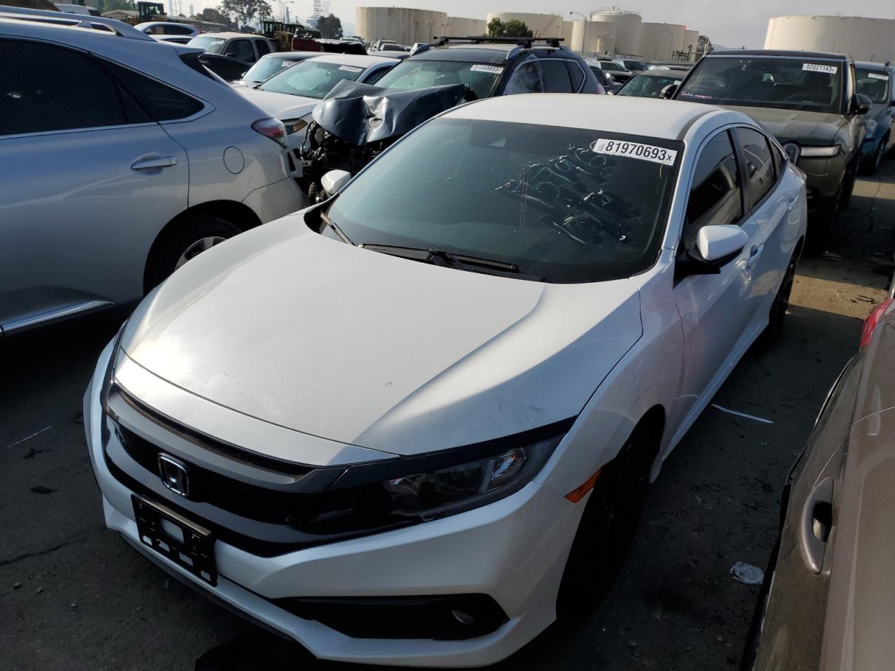 Изображение 1 2021 HONDA CIVIC SPORT 2021 с VIN 2HGFC2F85MH559136