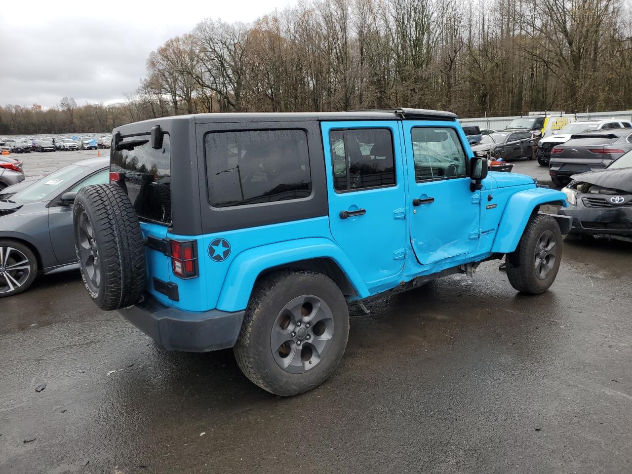 Image 3 of 2017 JEEP WRANGLER UNLIMITED SPORT 2017 with VIN 1C4BJWDG9HL588037