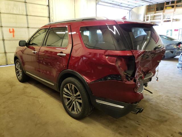 Image 2 of 2019 FORD EXPLORER PLATINUM 2019 with VIN 1FM5K8HT4KGA77098