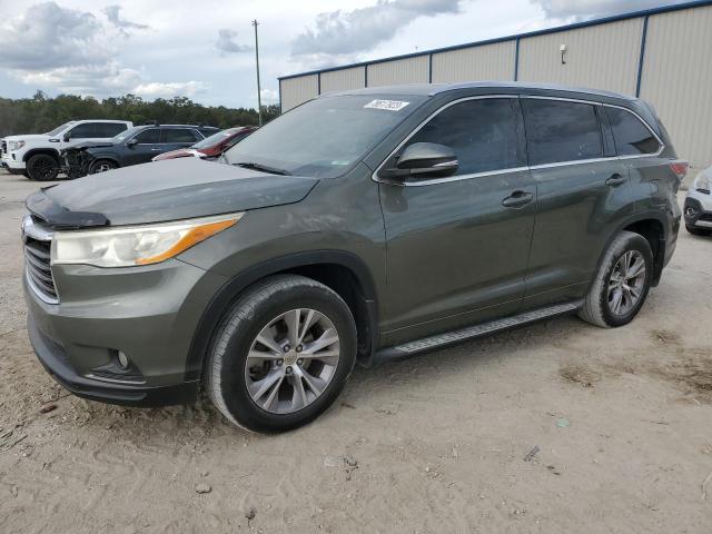 Image 1 of 2014 TOYOTA HIGHLANDER XLE 2014 with VIN 5TDKKRFH0ES026610