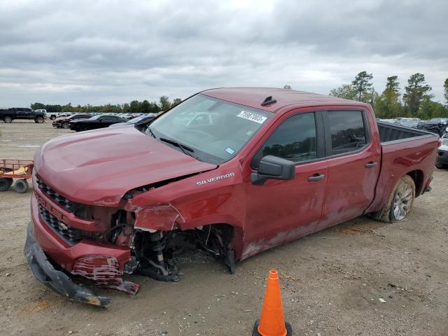 Image 1 of 2021 CHEVROLET SILVERADO C1500 CUSTOM 2021 with VIN 1GCPWBEK7MZ213807