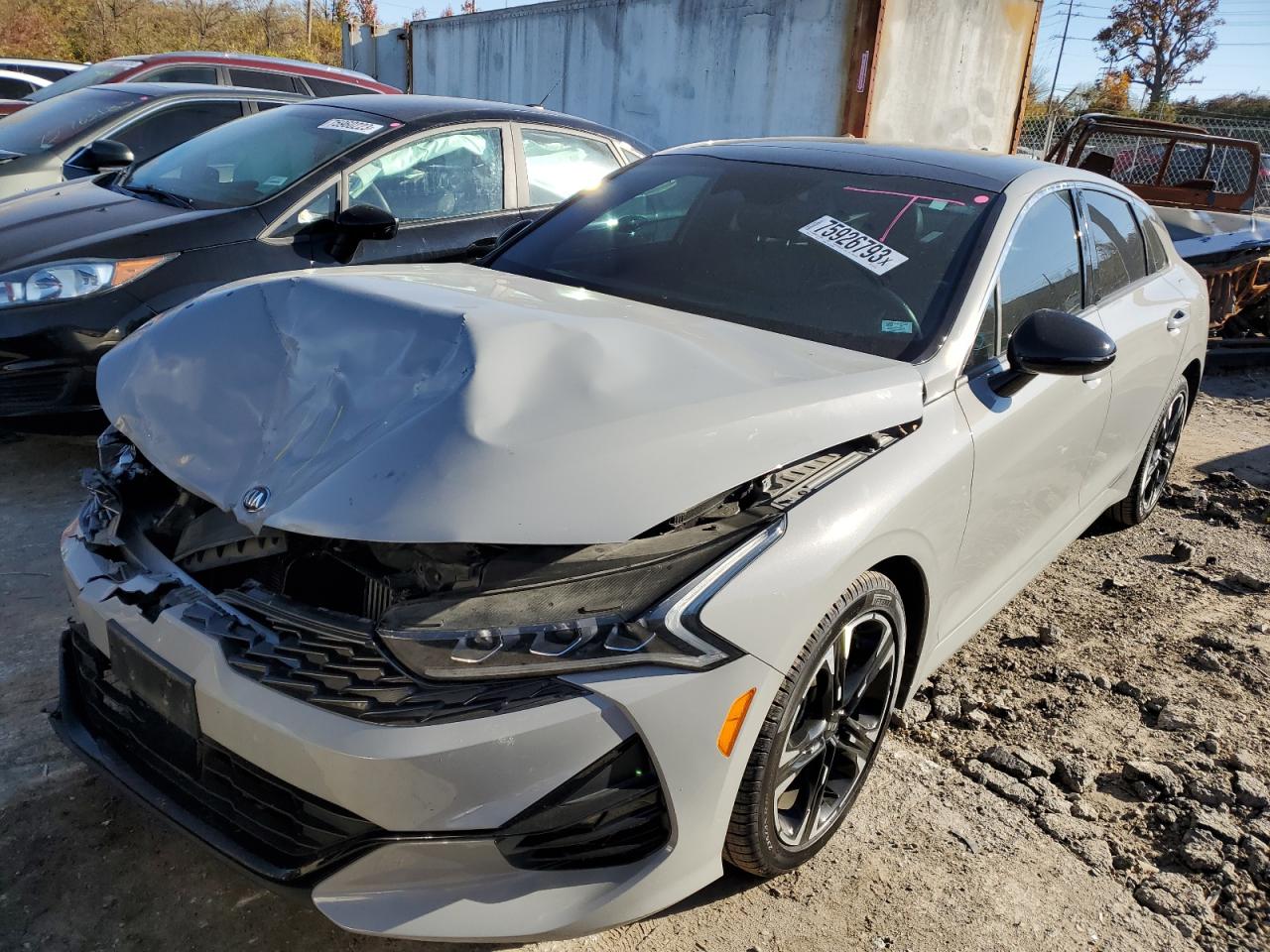 Image 1 of 2021 KIA K5 GT LINE 2021 with VIN 5XXG64J24MG052420