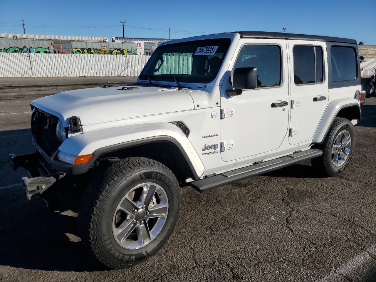 Obraz 1 z 2021 JEEP WRANGLER UNLIMITED SAHARA 2021 z VIN 1C4HJXEN6MW634851