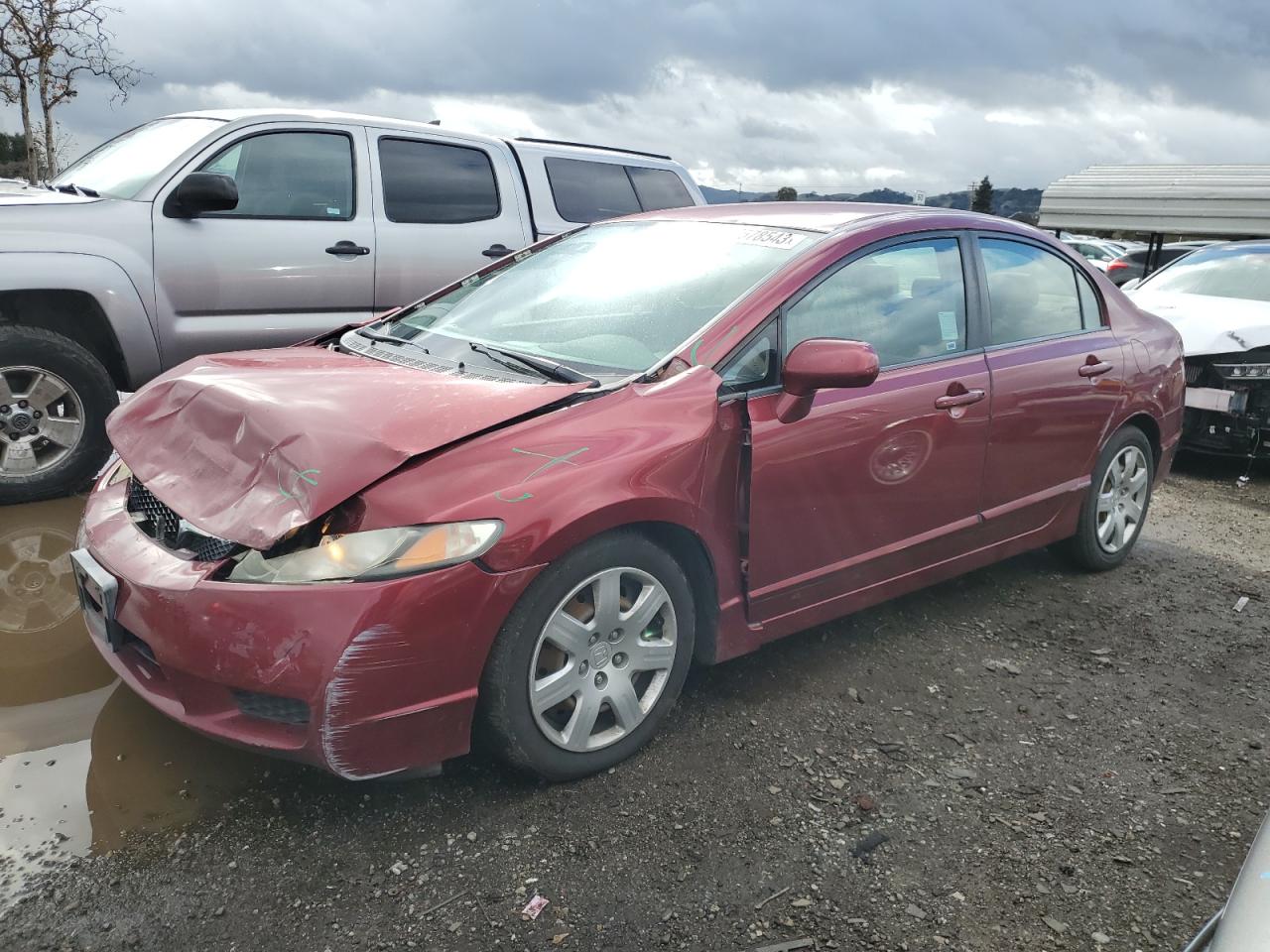 Obraz 1 z 2010 HONDA CIVIC LX 2010 z VIN 2HGFA1F52AH586277