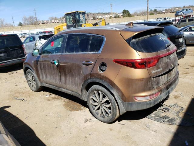 Image 2 of 2017 KIA SPORTAGE EX 2017 with VIN KNDPNCAC6H7262537