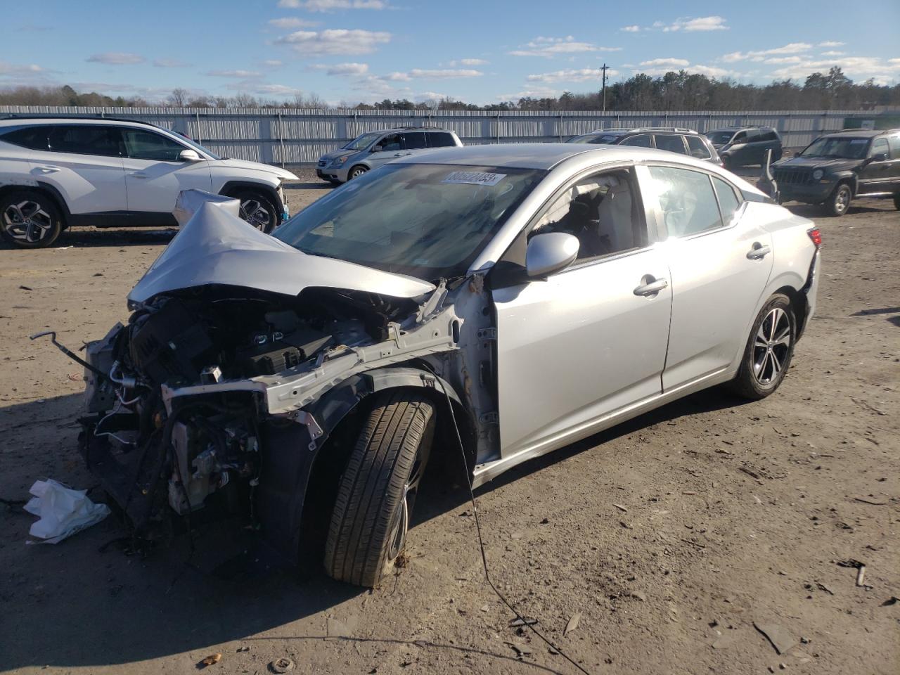 Изображение 1 2021 NISSAN SENTRA SV 2021 с VIN 3N1AB8CV5MY294420