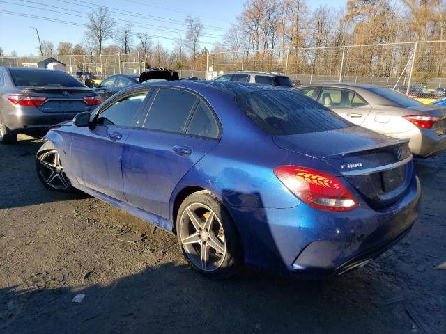 Image 2 of 2017 MERCEDES-BENZ C-CLASS 300 4MATIC 2017 with VIN 55SWF4KB8HU197736