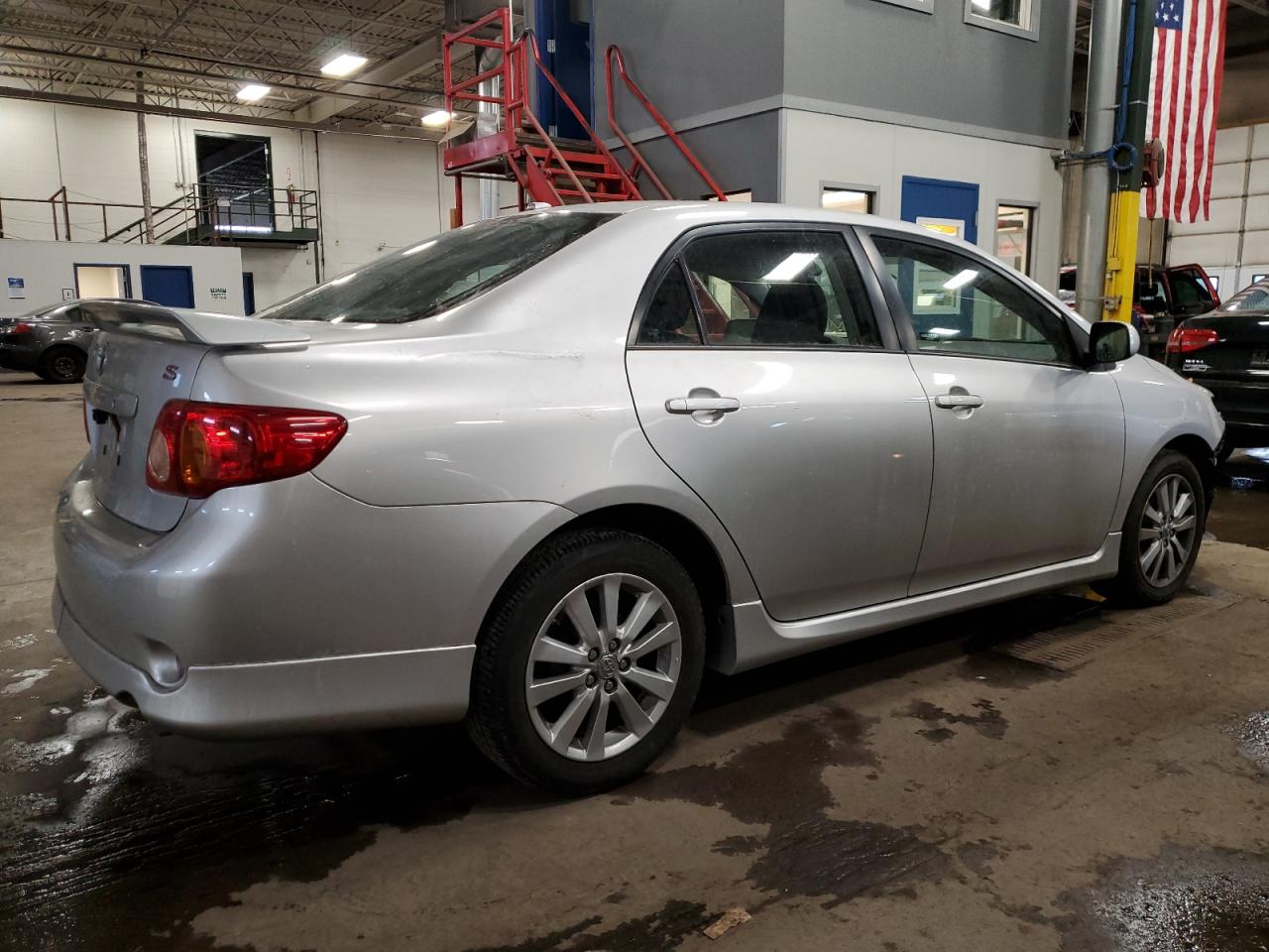 Image 3 of 2009 TOYOTA COROLLA BASE 2009 with VIN 1NXBU40E19Z124151