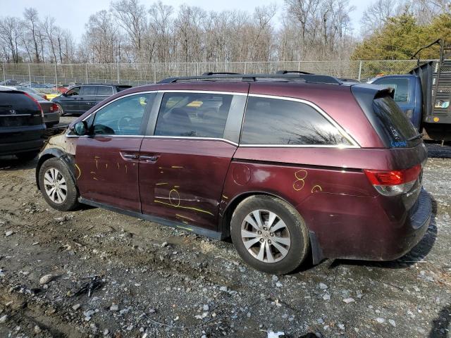 Image 2 of 2015 HONDA ODYSSEY EXL 2015 with VIN 5FNRL5H63FB009516