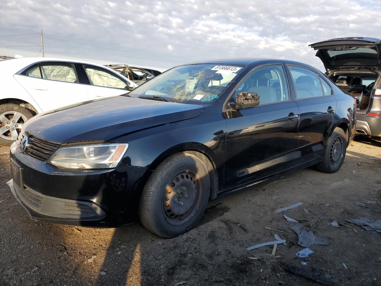 Image 1 of 2013 VOLKSWAGEN JETTA BASE 2013 with VIN 3VW2K7AJ2DM432513
