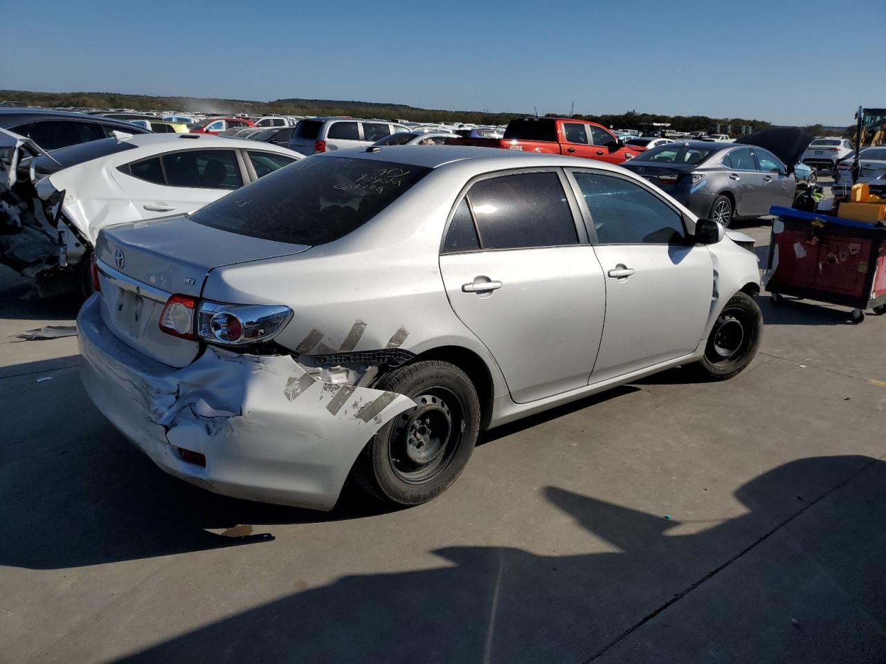 Image 3 of 2011 TOYOTA COROLLA BASE 2011 with VIN 2T1BU4EE6BC540809
