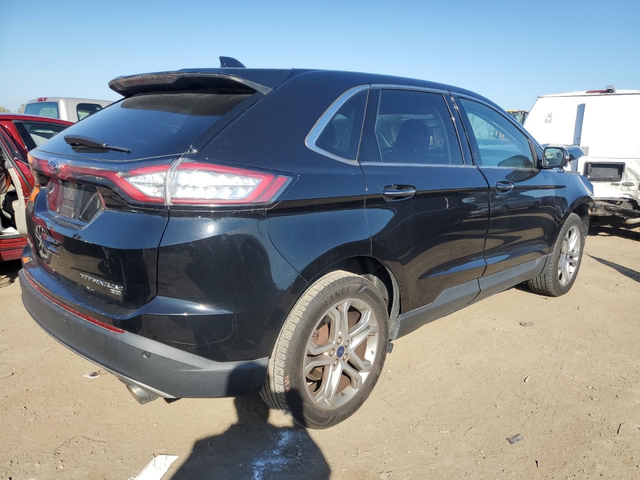 Image 3 of 2016 FORD EDGE TITANIUM 2016 with VIN 2FMPK4K82GBB06053