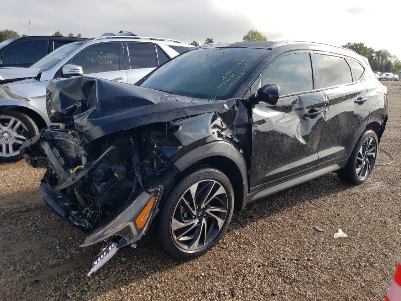 Image 1 of 2021 HYUNDAI TUCSON LIMITED 2021 with VIN KM8J33AL9MU351179