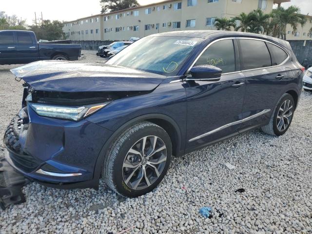 Image 1 of 2022 ACURA MDX TECHNOLOGY 2022 with VIN 5J8YD9H46NL012308