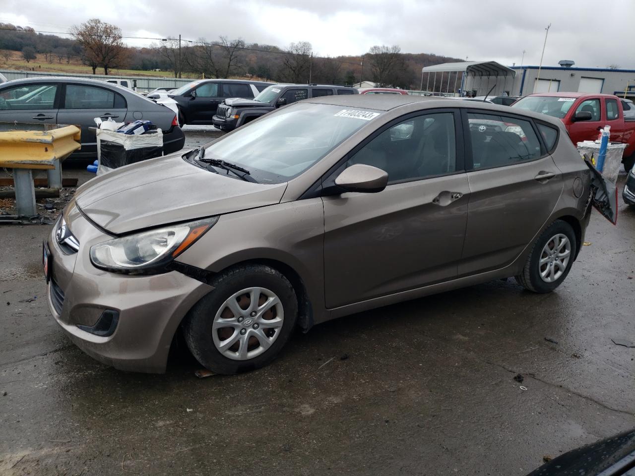 Image 1 of 2013 HYUNDAI ACCENT GLS 2013 with VIN KMHCT5AE1DU081421