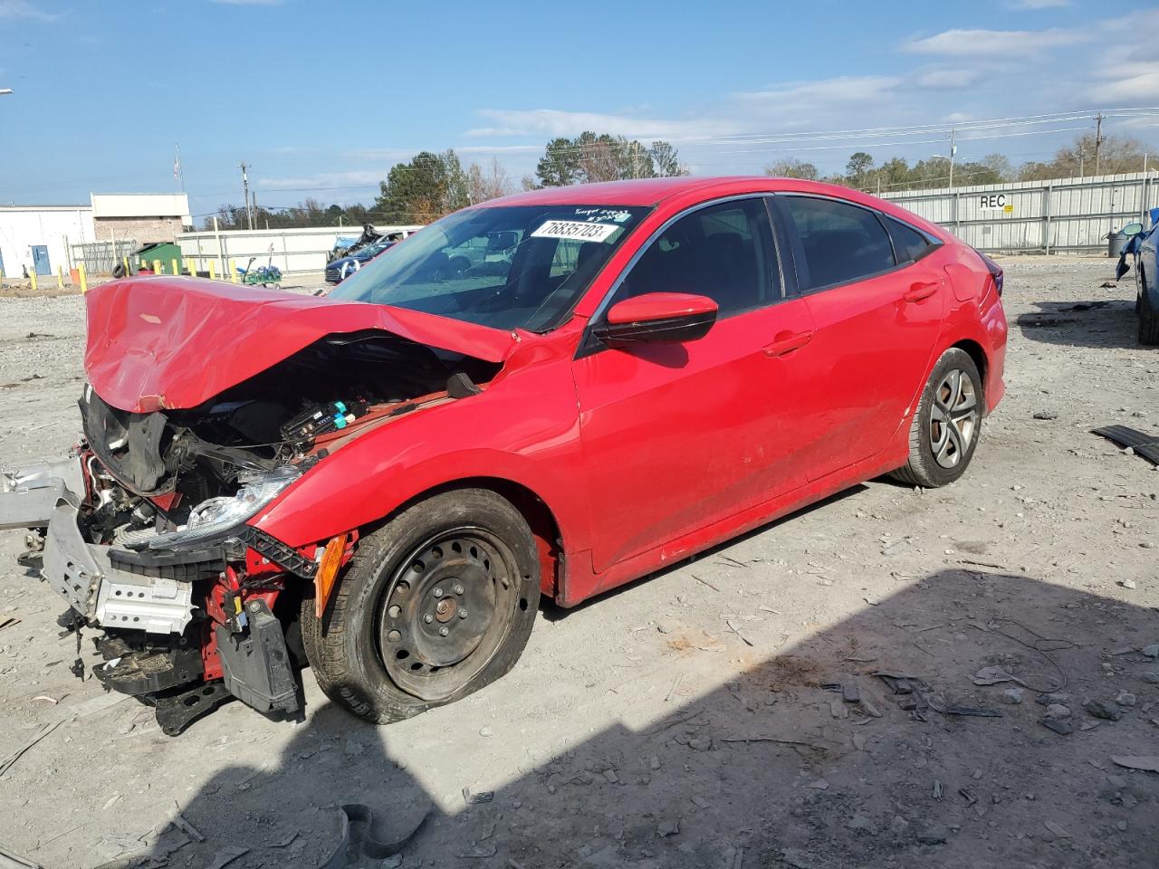 Image 1 of 2017 HONDA CIVIC LX 2017 with VIN 2HGFC2F51HH557170