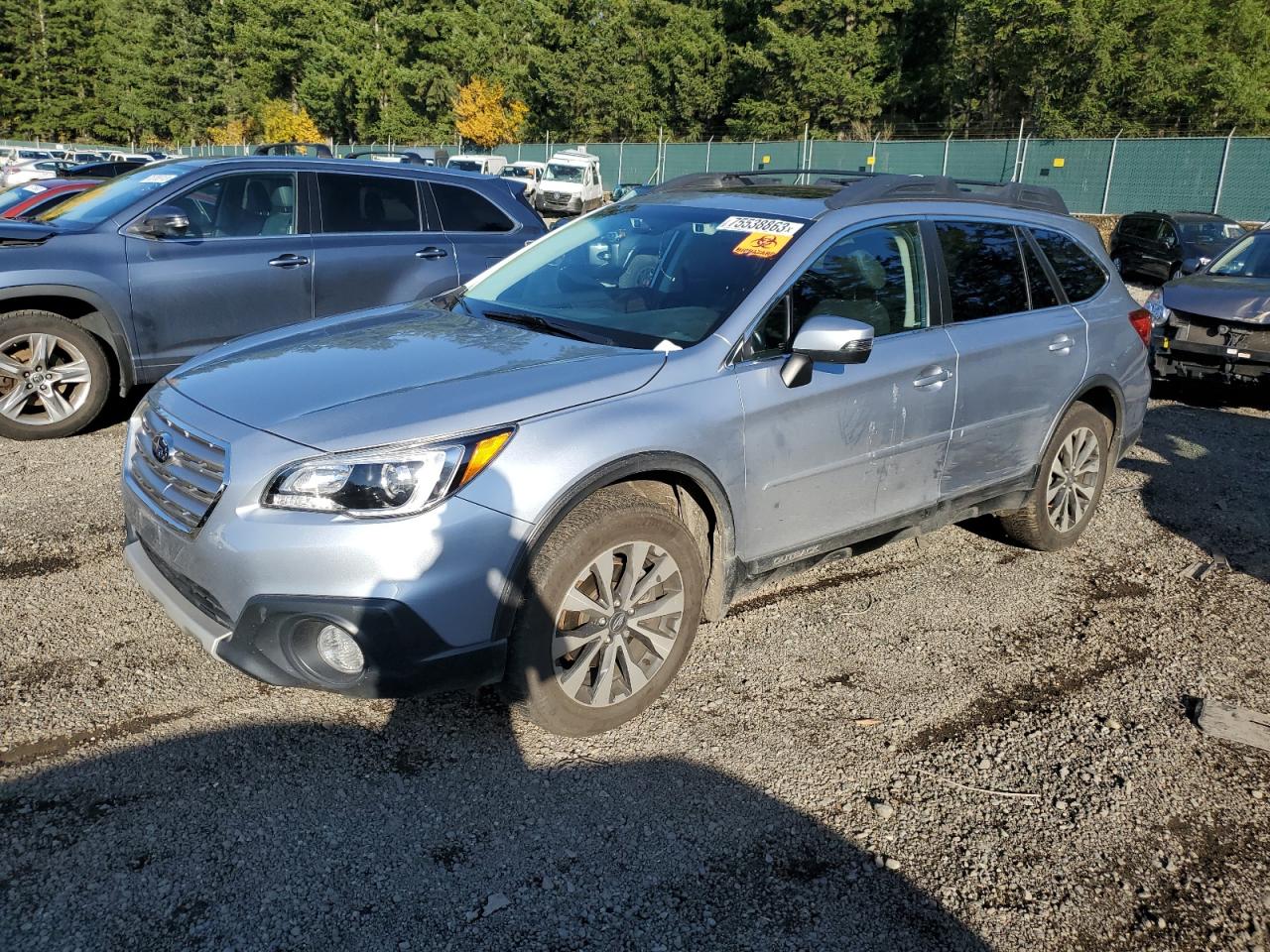 Image 1 of 2016 SUBARU OUTBACK 3.6R LIMITED 2016 with VIN 4S4BSENC4G3276253