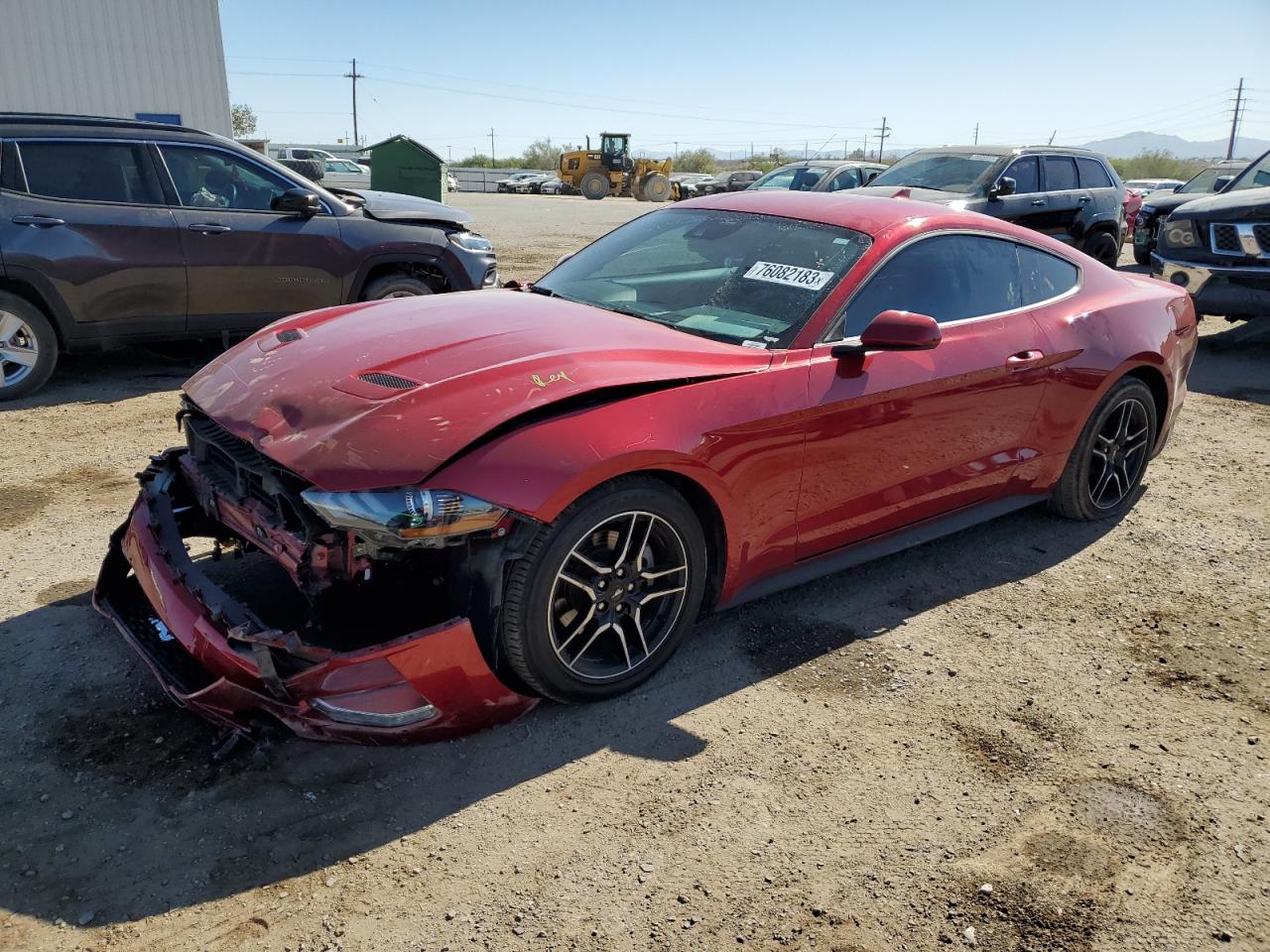 Image 1 of 2022 FORD MUSTANG  2022 with VIN 1FA6P8TH1N5145182