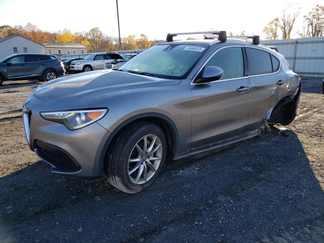 Image 1 of 2018 ALFA ROMEO STELVIO TI 2018 with VIN ZASFAKBN8J7B67296