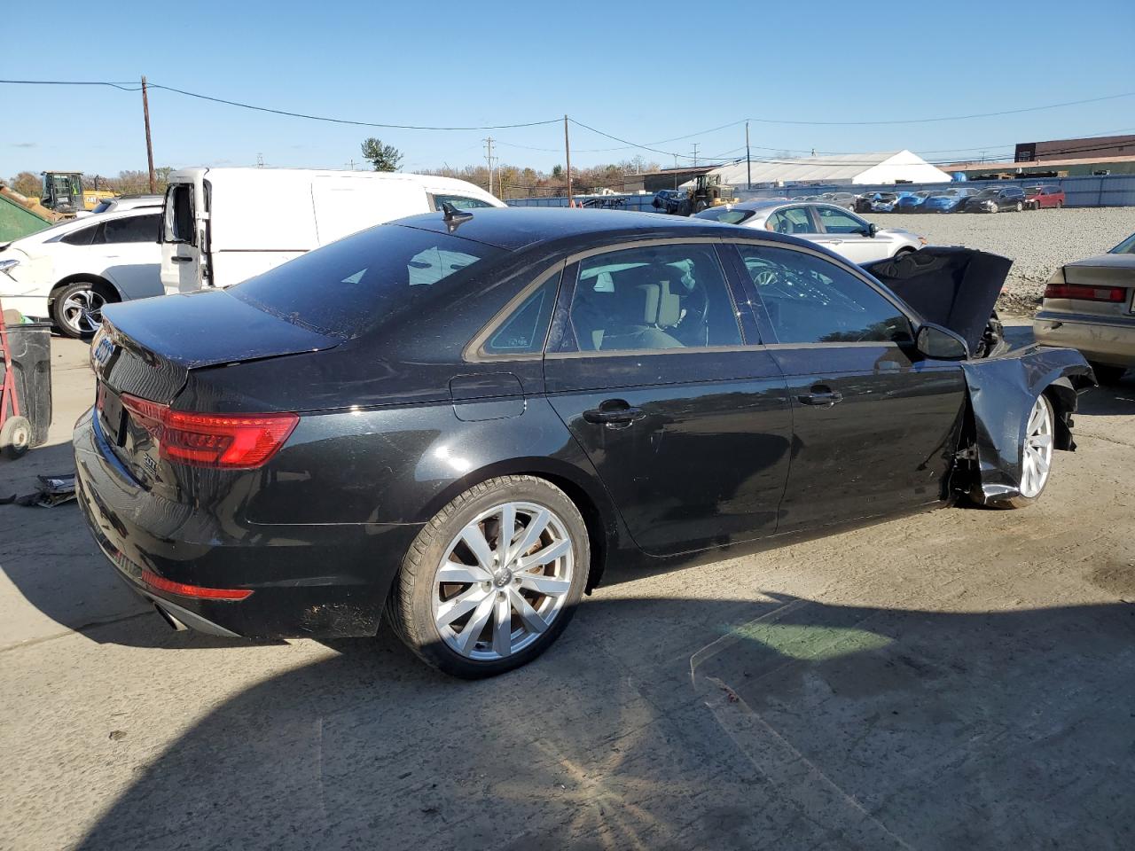 Image 3 of 2017 AUDI A4 PREMIUM 2017 with VIN WAUANAF42HA074660