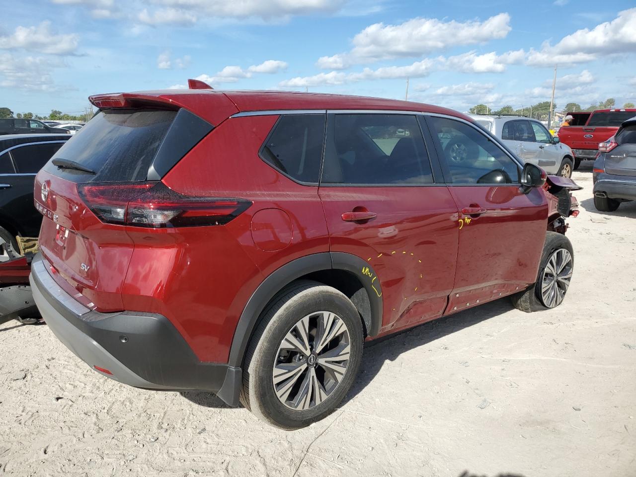 Obraz 3 z 2022 NISSAN ROGUE SV 2022 z VIN 5N1BT3BA4NC724587
