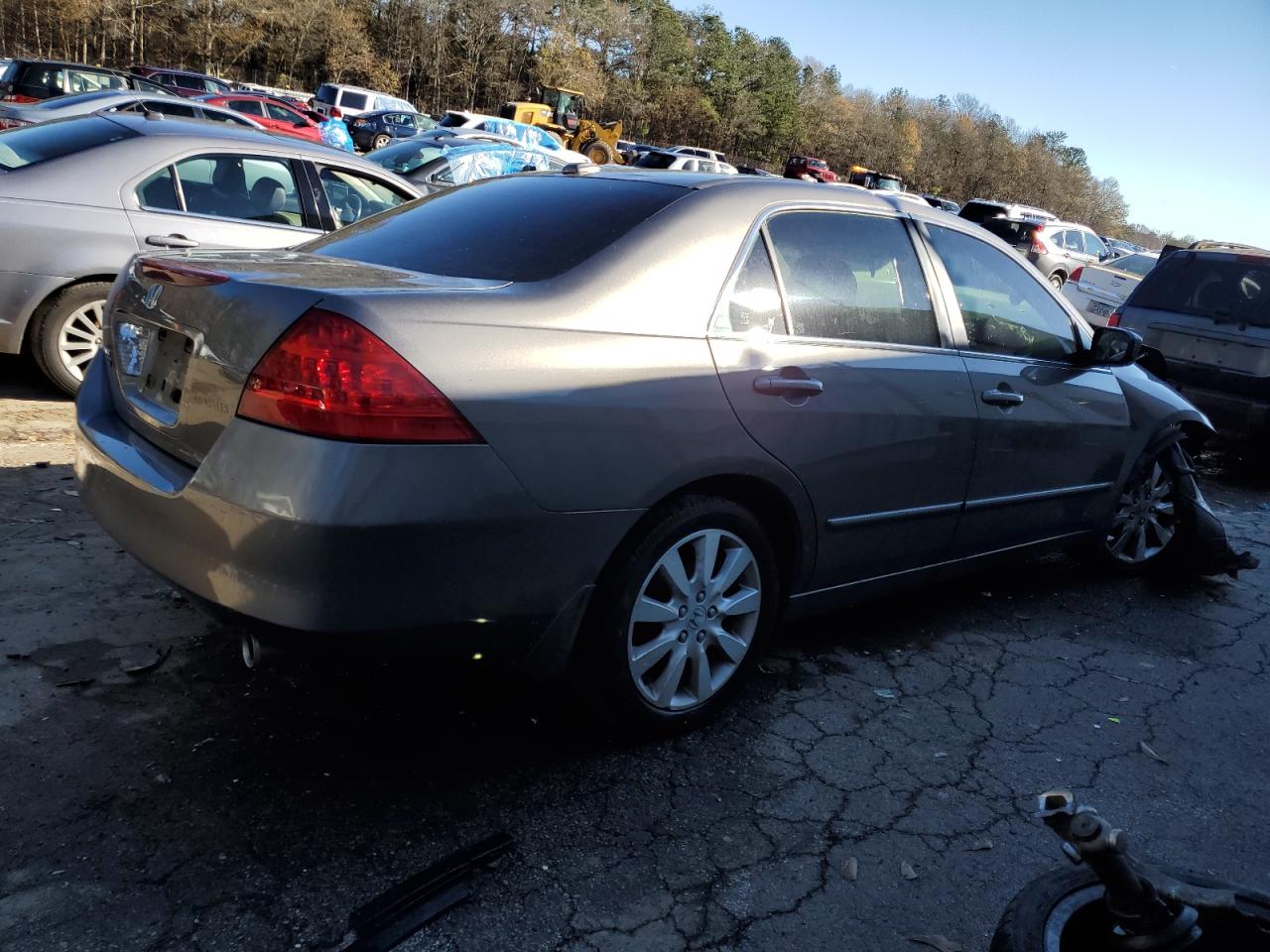 Image 3 of 2007 HONDA ACCORD EX 2007 with VIN 1HGCM66507A046599
