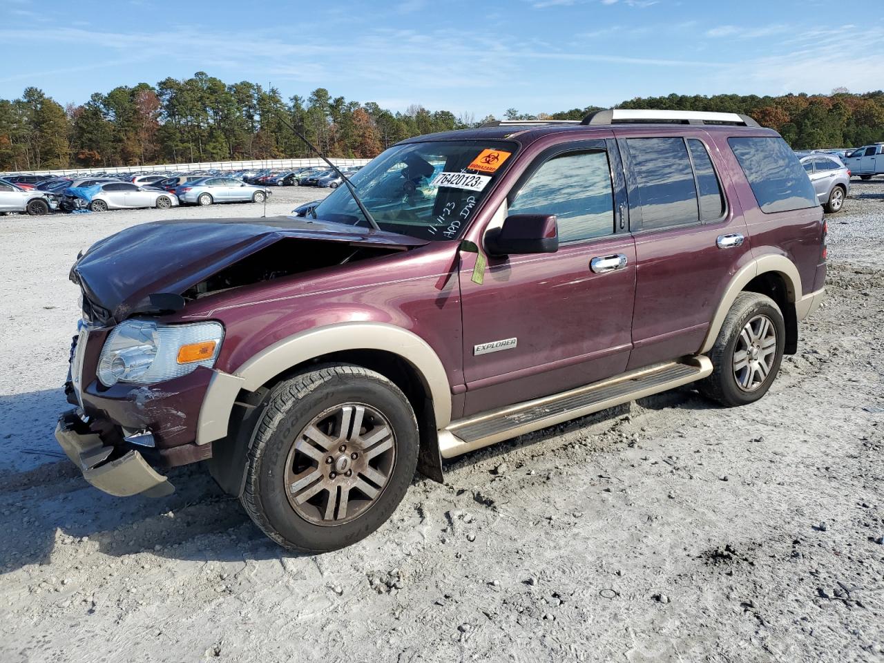 Image 1 of 2006 FORD EXPLORER EDDIE BAUER 2006 with VIN 1FMEU64866UB57980