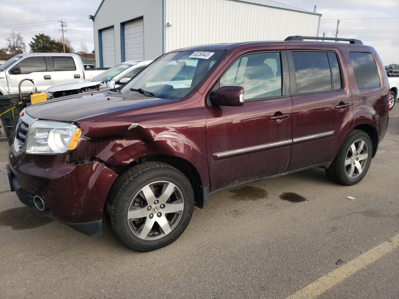 Image 1 of 2013 HONDA PILOT TOURING 2013 with VIN 5FNYF4H99DB014000