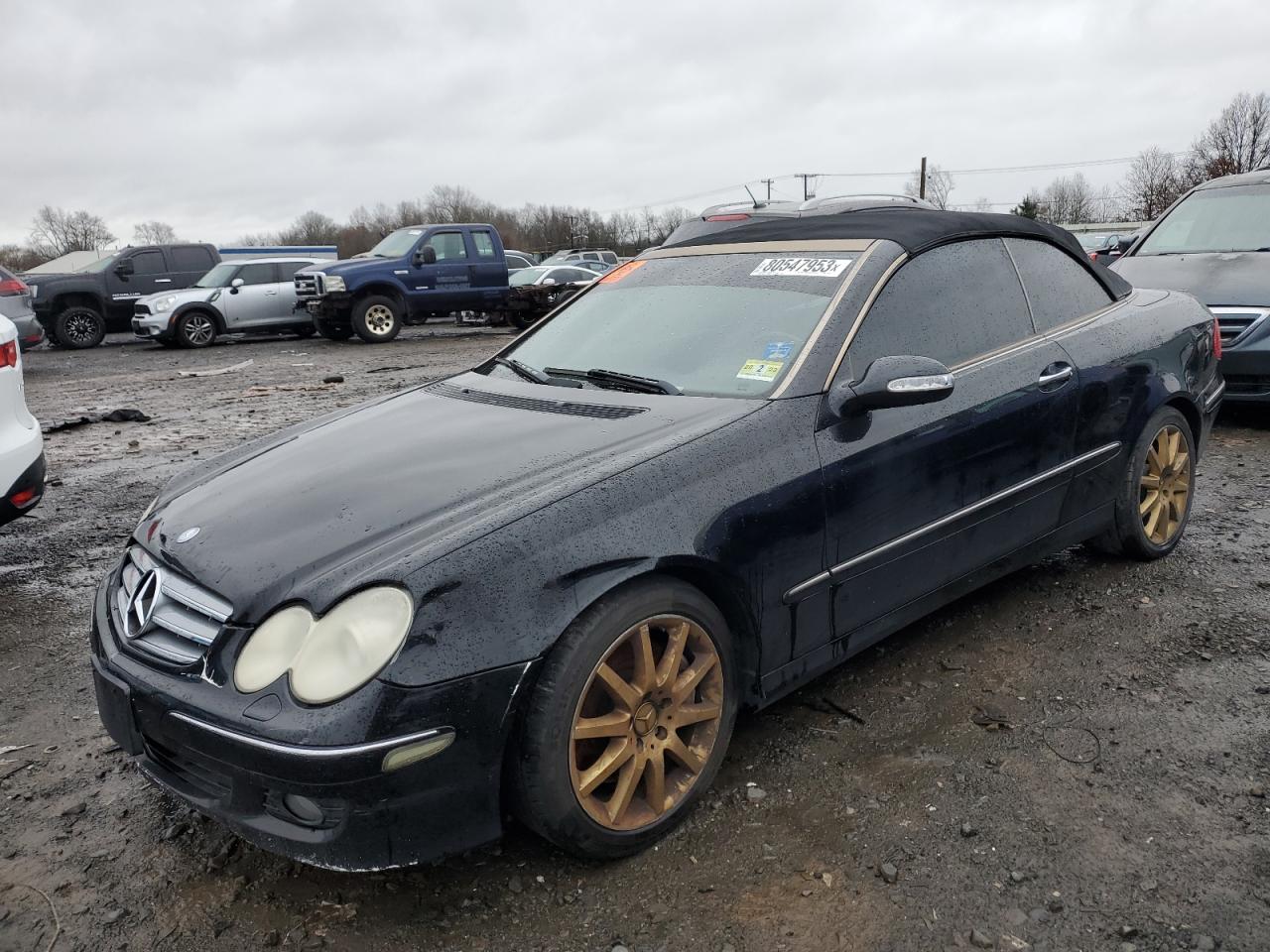 Image 1 of 2007 MERCEDES-BENZ CLK 350 2007 with VIN WDBTK56F27F211125