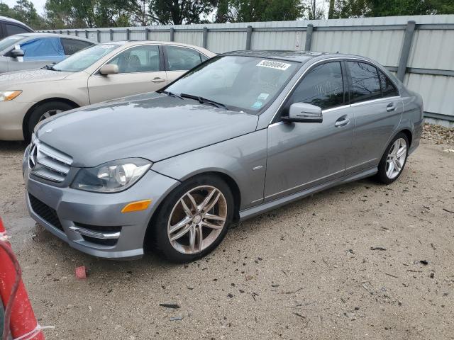 Image 1 of 2012 MERCEDES-BENZ C 250 2012 with VIN WDDGF4HB3CR217039