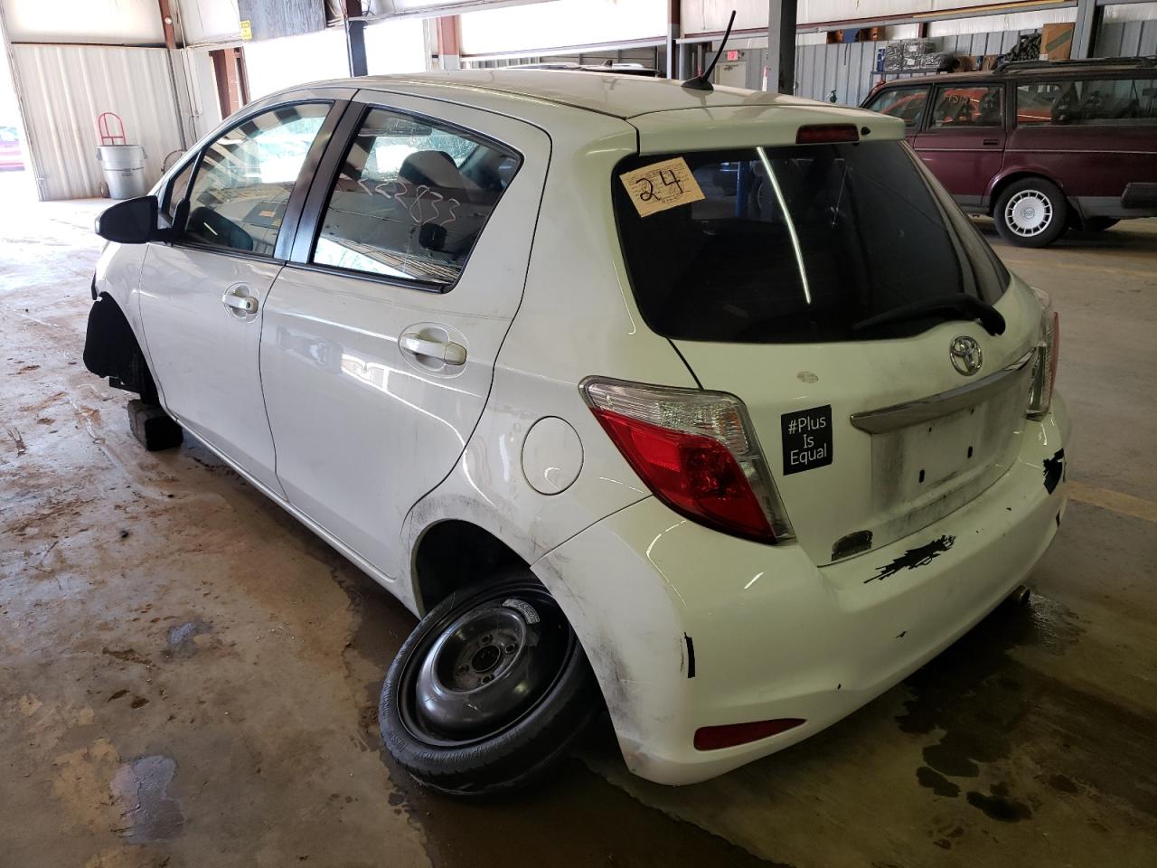 Image 3 of 2012 TOYOTA YARIS  2012 with VIN JTDKTUD37CD513190