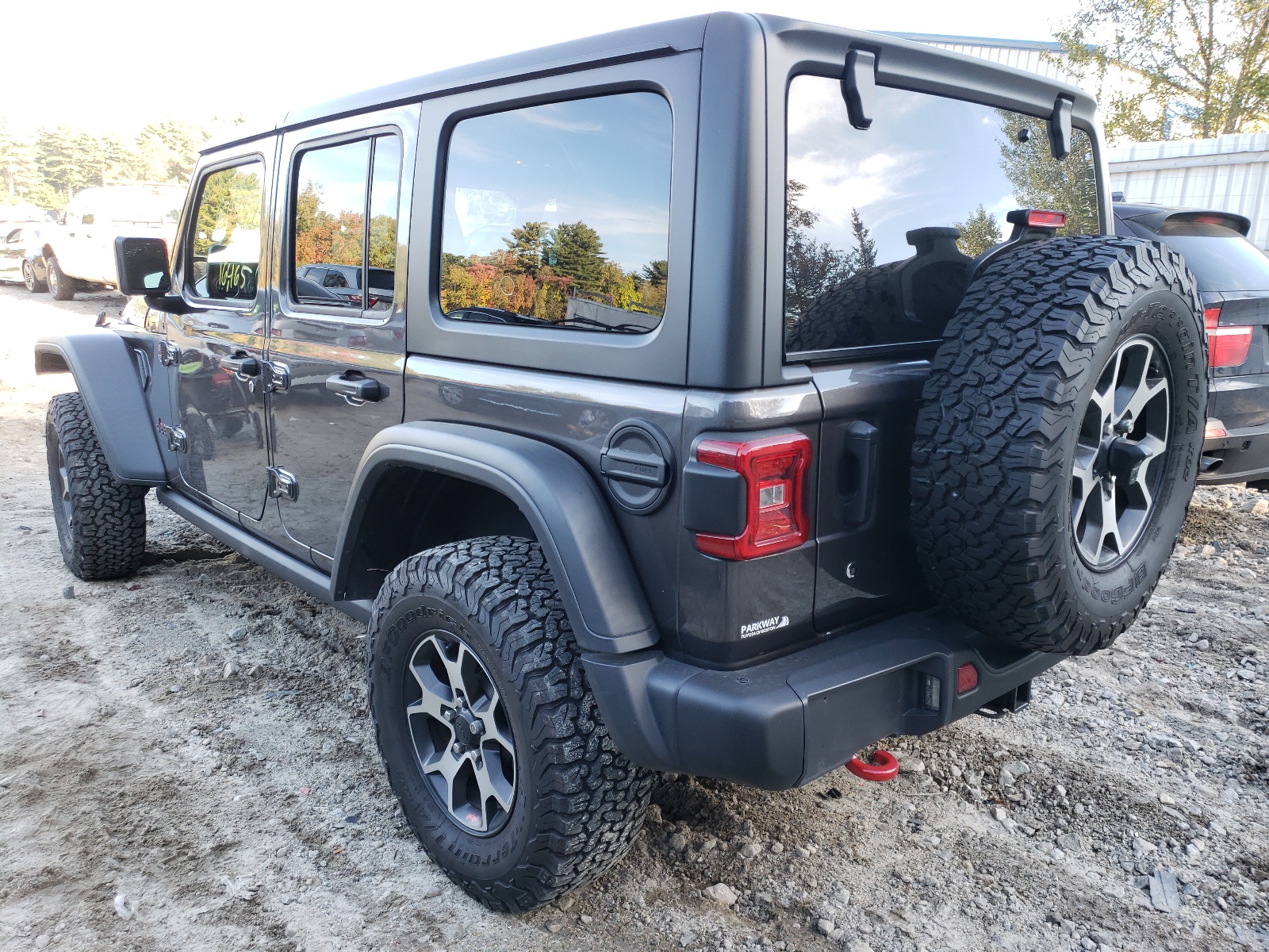 Image 3 of 2020 JEEP WRANGLER UNLIMITED RUBICON 2020 with VIN 1C4HJXFN0LW126128