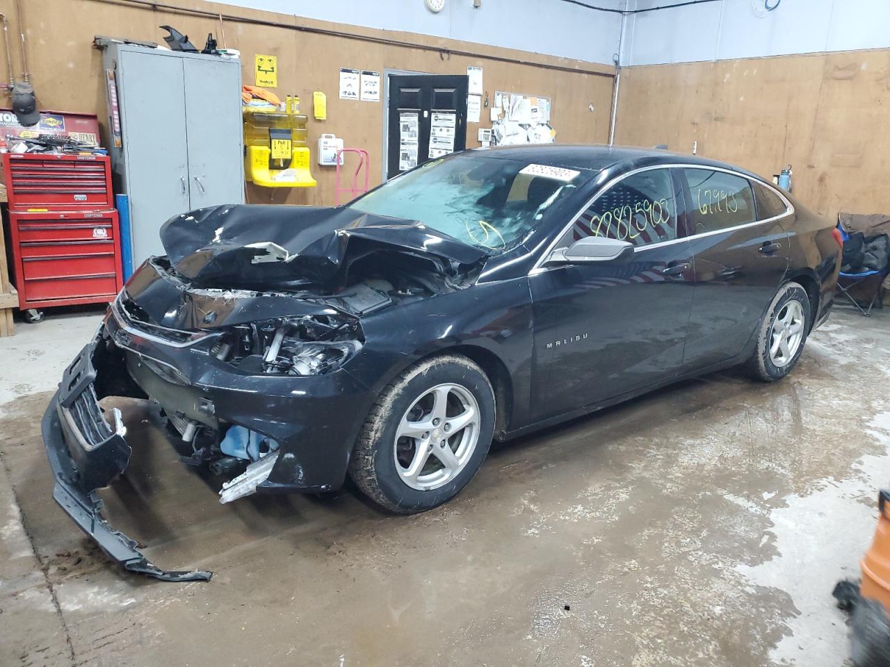 Image 1 of 2017 CHEVROLET MALIBU LS 2017 with VIN 1G1ZB5ST2HF212809