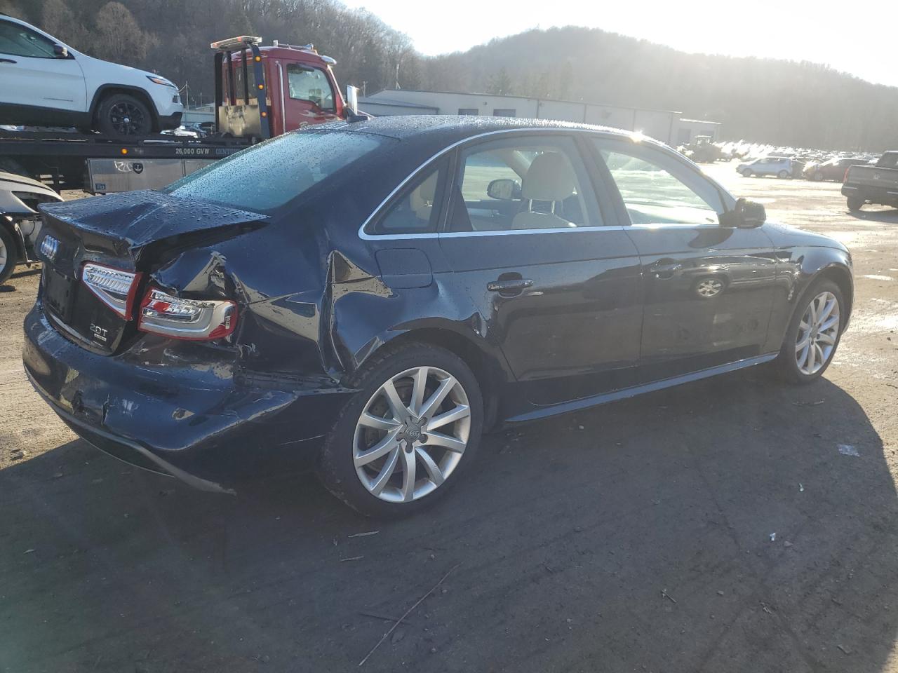 Image 3 of 2014 AUDI A4 PREMIUM 2014 with VIN WAUBFAFLXEN002537