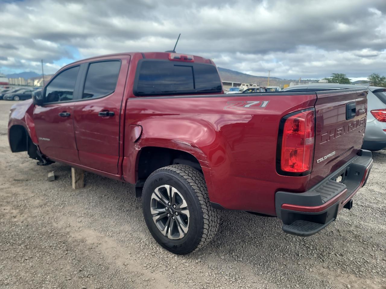 Image 2 of 2021 CHEVROLET COLORADO Z71 2021 with VIN 1GCGSDENXM1288923