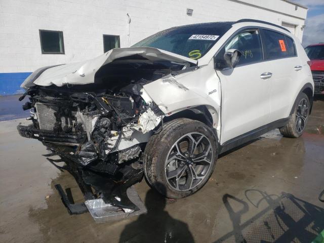 Image 2 of 2021 KIA SPORTAGE SX 2021 with VIN KNDPRCA64M7874082