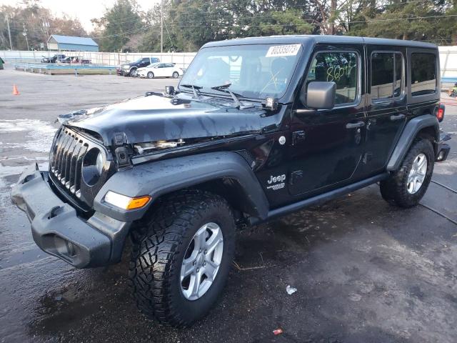 Image 1 of 2018 JEEP WRANGLER UNLIMITED SPORT 2018 with VIN 1C4HJXDN9JW279039